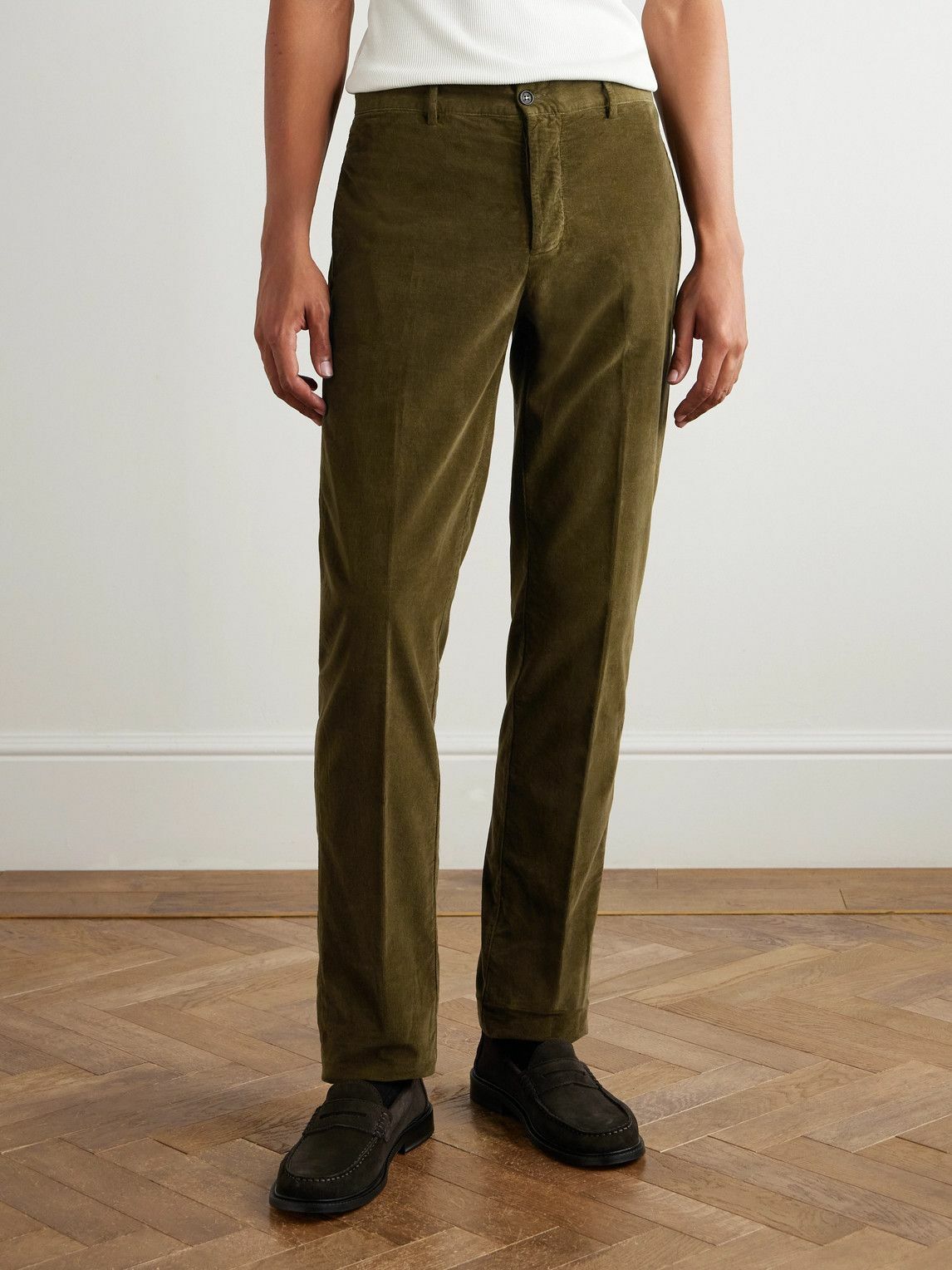 Massimo Alba - Sand Cotton-Corduroy Suit - Green
