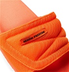 Heron Preston - Logo-Appliquéd Mesh Slides - Orange