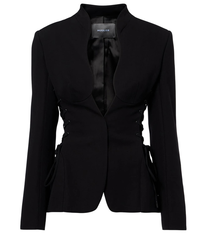 Photo: Mugler Single-breasted blazer