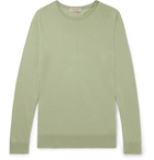 John Smedley - Slim-Fit Sea Island Cotton and Cashmere-Blend Sweater - Green