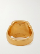 BOTTEGA VENETA - Gold-Plated Signet Ring - Gold