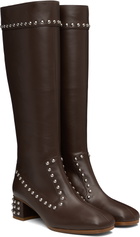 Maryam Nassir Zadeh Brown Kiki Tall Boots