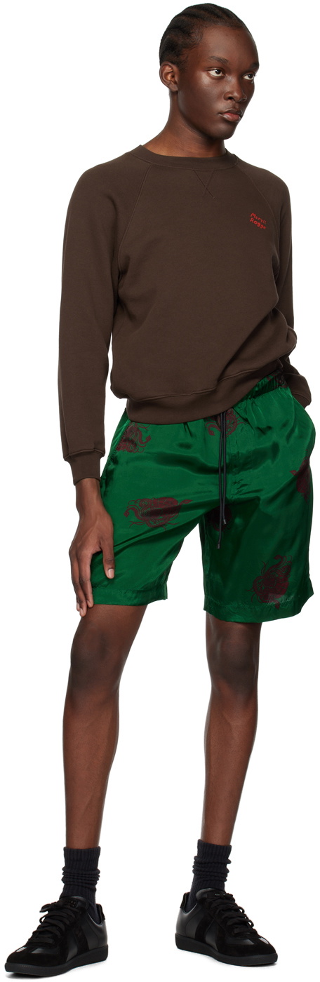Meryll Rogge Brown Printed Sweatshirt