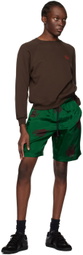 Meryll Rogge Brown Printed Sweatshirt