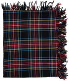 Undercover Black Check Scarf