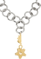 Chopova Lowena Silver Fly Away Necklace