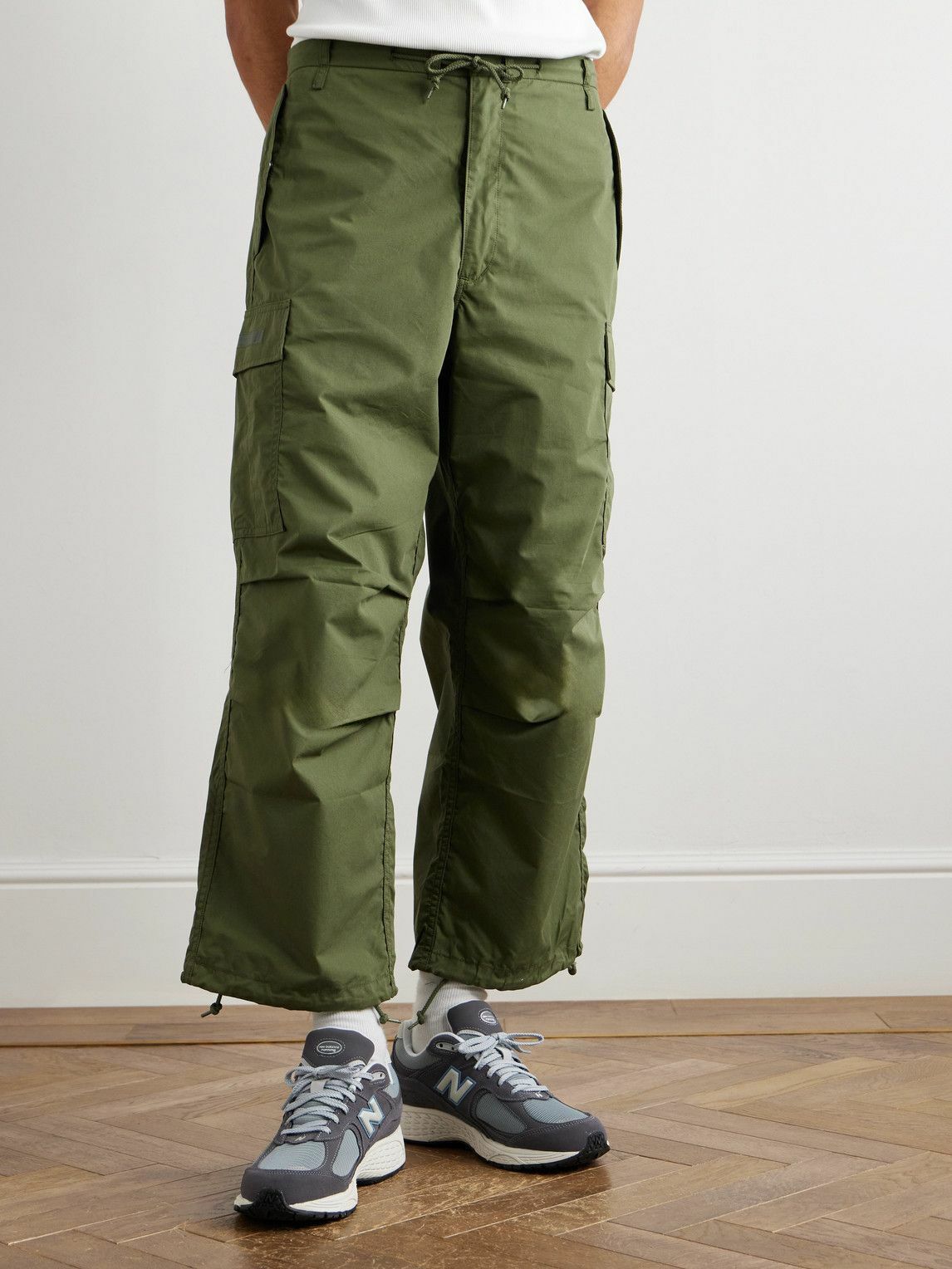 ゲリラ希少　WTAPS TROUSERS COTTON.TWILL GRAY03 WTAPS® Straight-Leg CORDURA® Nylon Cargo Trousers for Men
