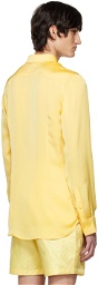 Kanghyuk Yellow Semi-Sheer Shirt