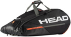 HEAD Black & Orange Tour Team 12R Monstercombi Tennis Bag