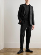 Mr P. - Checked Wool-Blend Bouclé Blazer - Gray