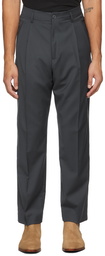 Paul Smith Grey Stretch Wool Trousers