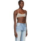 Ann Demeulemeester Beige Soft Tulle Bralette