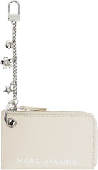 Marc Jacobs Off-White 'The Top Zip Charm' Coin Pouch