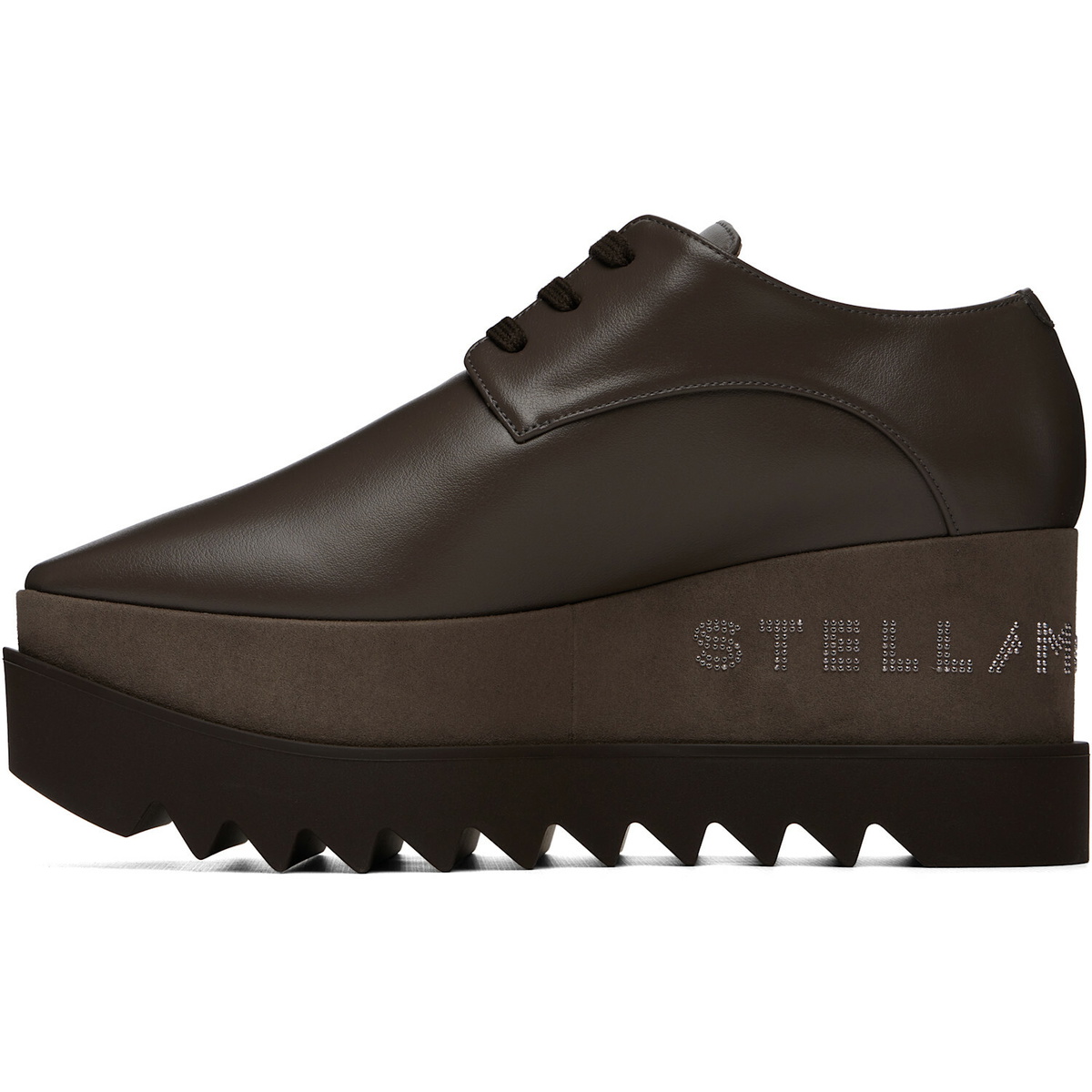 Stella McCartney Taupe Elyse Platform Derbys