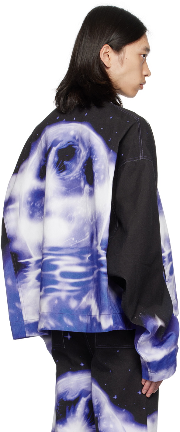 Gerrit Jacob Black Oversized Denim Jacket