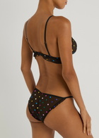 Love Stories Reggipetto Polka dot Mesh bra Black
