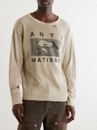 Enfants Riches Déprimés - Anti Matisse Printed Cotton-Jersey T-Shirt - Neutrals