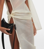 Rick Owens - Sheer leather gown