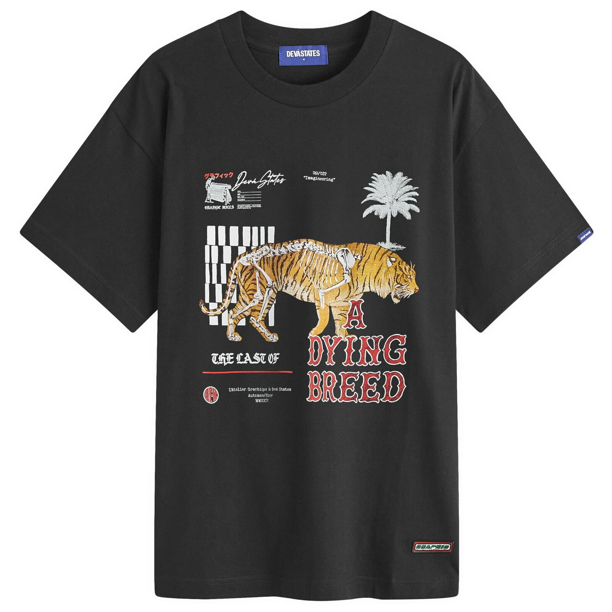Deva States Men's Critical T-Shirt in Black