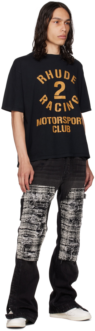 Rhude Black 'Desperado Motorsport' T-Shirt Rhude