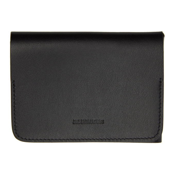 Photo: Jil Sander Black Folded Card Holder