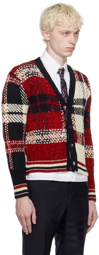 Thom Browne Multicolor Tartan Cardigan