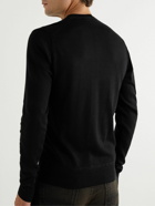 TOM FORD - Silk and Cotton-Blend Henley Sweater - Black