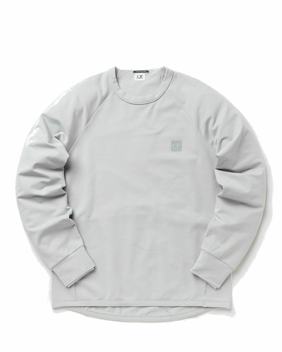 Photo: C.P. Company Metropolis Series Stretch Fleece Sweatshirt Grey - Mens - Sweatshirts