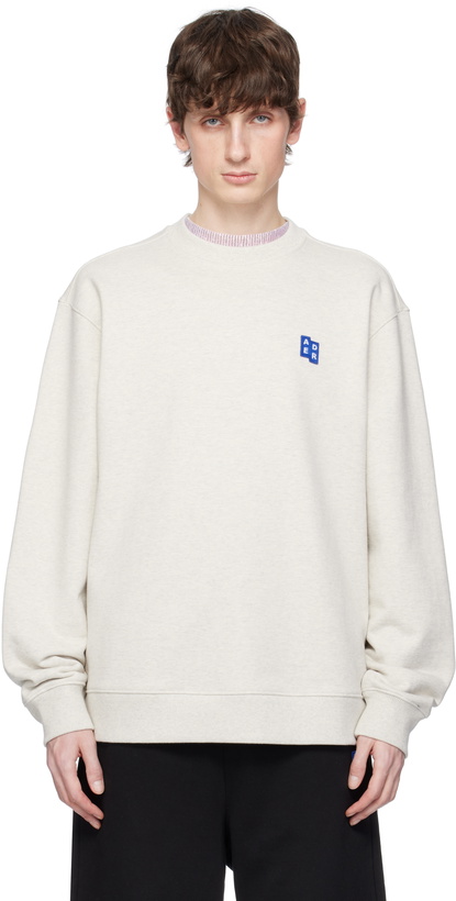 Photo: ADER error Gray Sig; TRS Tag 01 Sweatshirt