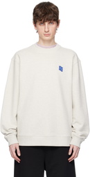 ADER error Gray Sig; TRS Tag 01 Sweatshirt