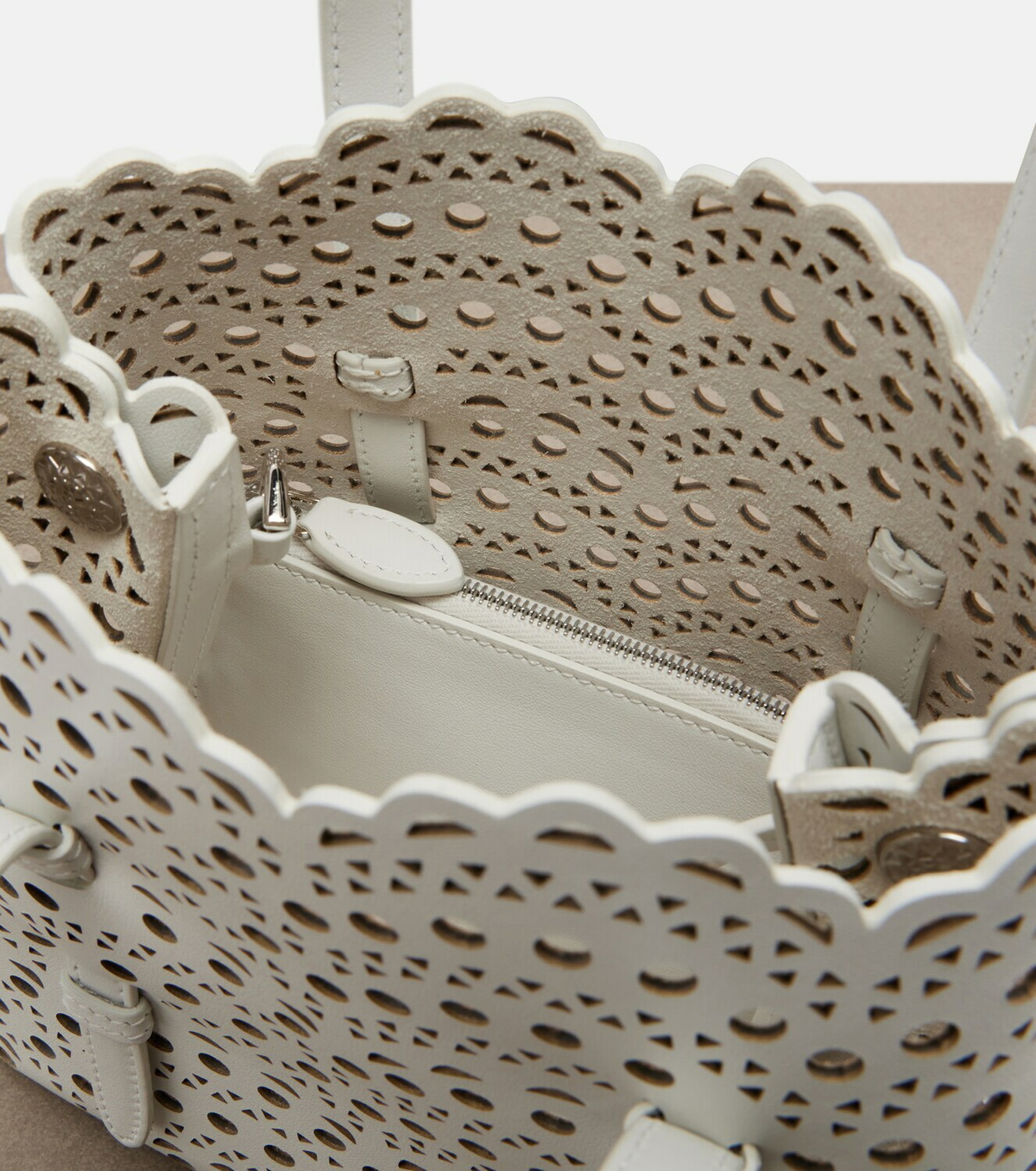 Alaïa Mina 20 Vienne leather tote bag