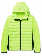 Aztech Mountain - Ozone Panelled Nylon, Stretch-Jersey and Ripstop Hooded Ski Jacket - Yellow