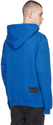 We11done Blue Oversized Hoodie