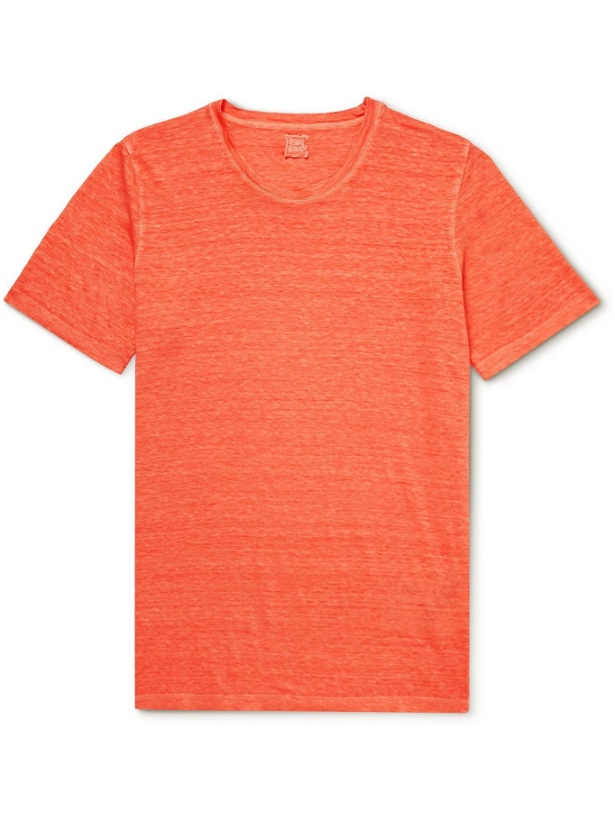 Photo: 120% - Linen T-Shirt - Orange