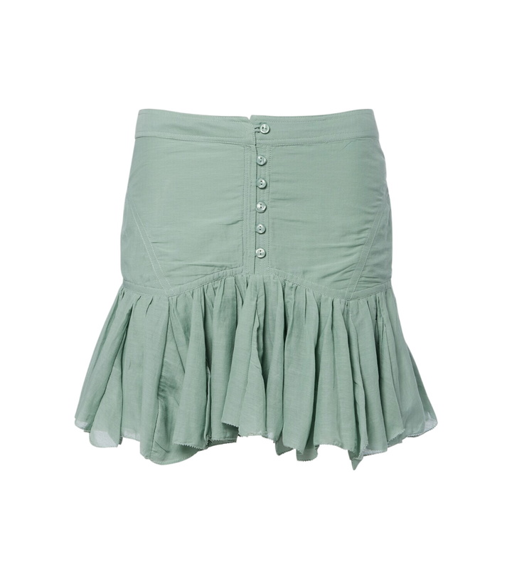 Photo: Marant Etoile Daneen ruffled cotton-blend miniskirt