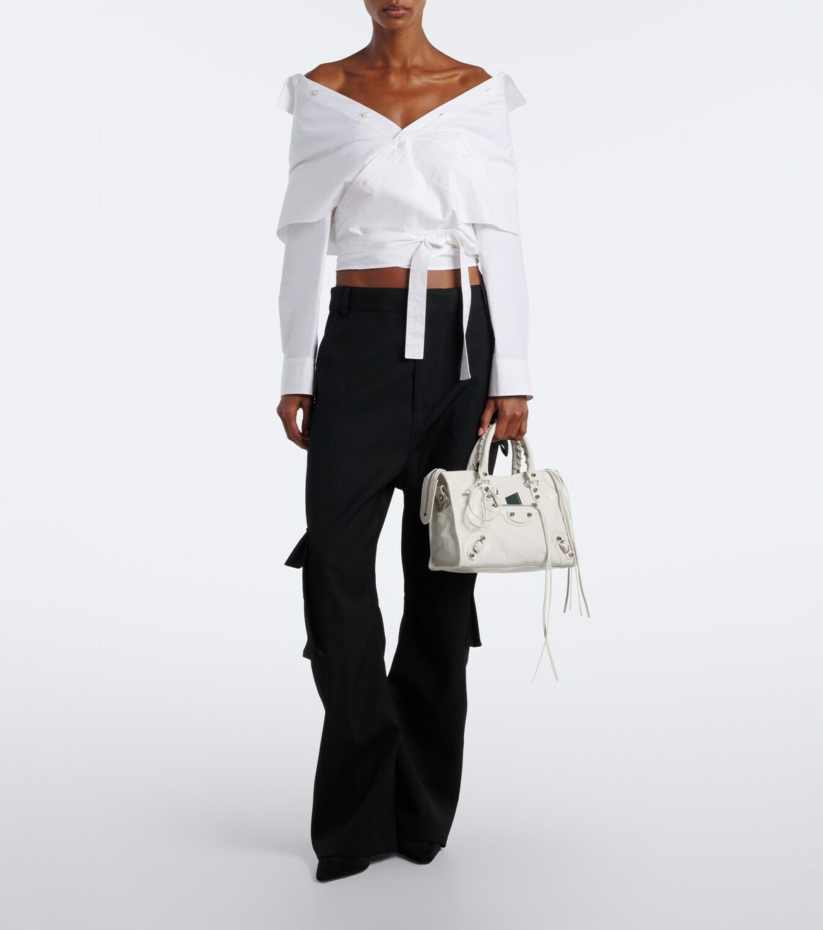 Balenciaga Le City Small leather top-handle bag