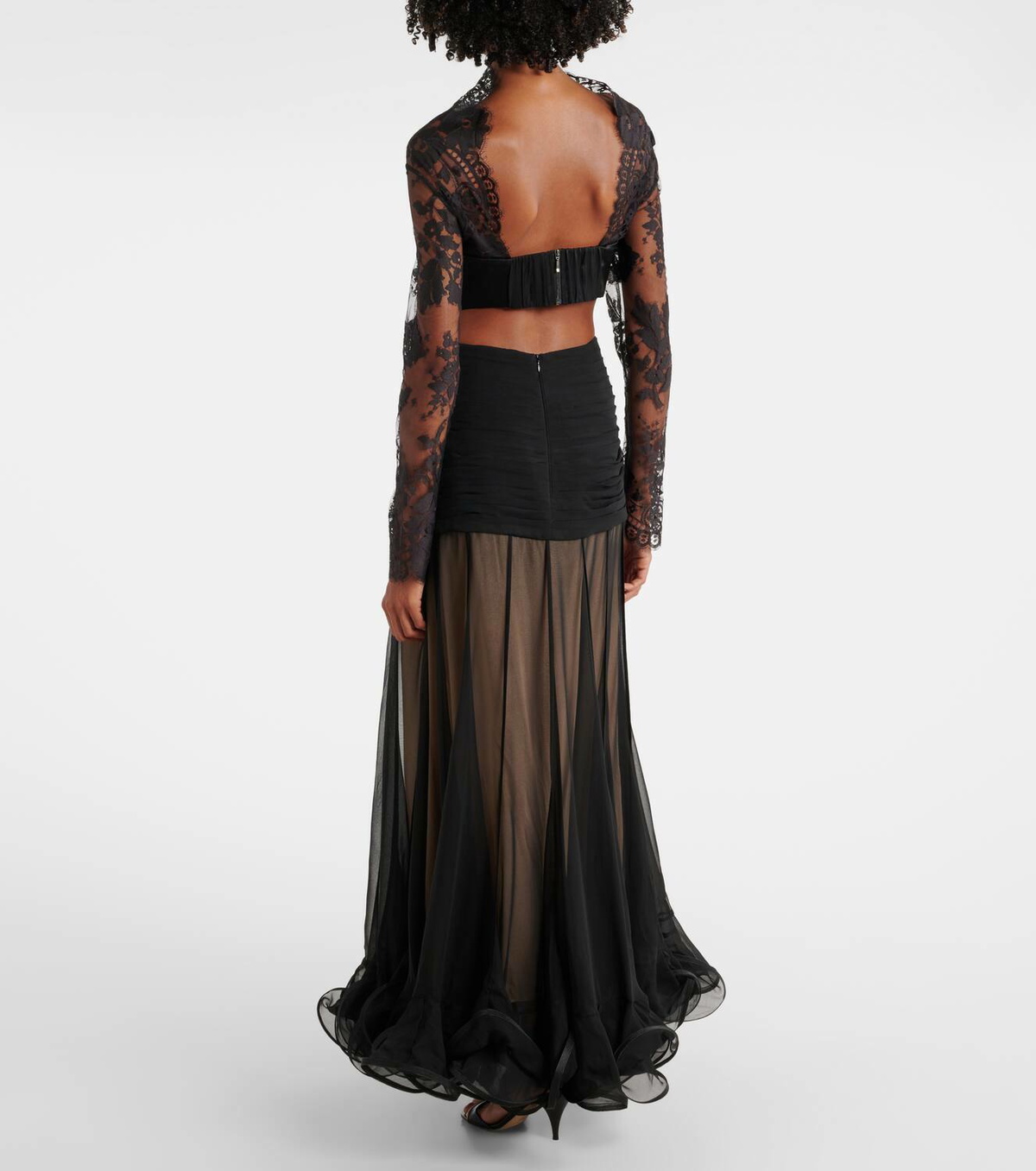 【Zimmermann】ILLUSTRATION FLOUNCE GOWN レース シルクガウン Zimmermann Dresses | Australian Designer Collection | Coveti