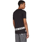 Dolce and Gabbana Black Logo Tape T-Shirt