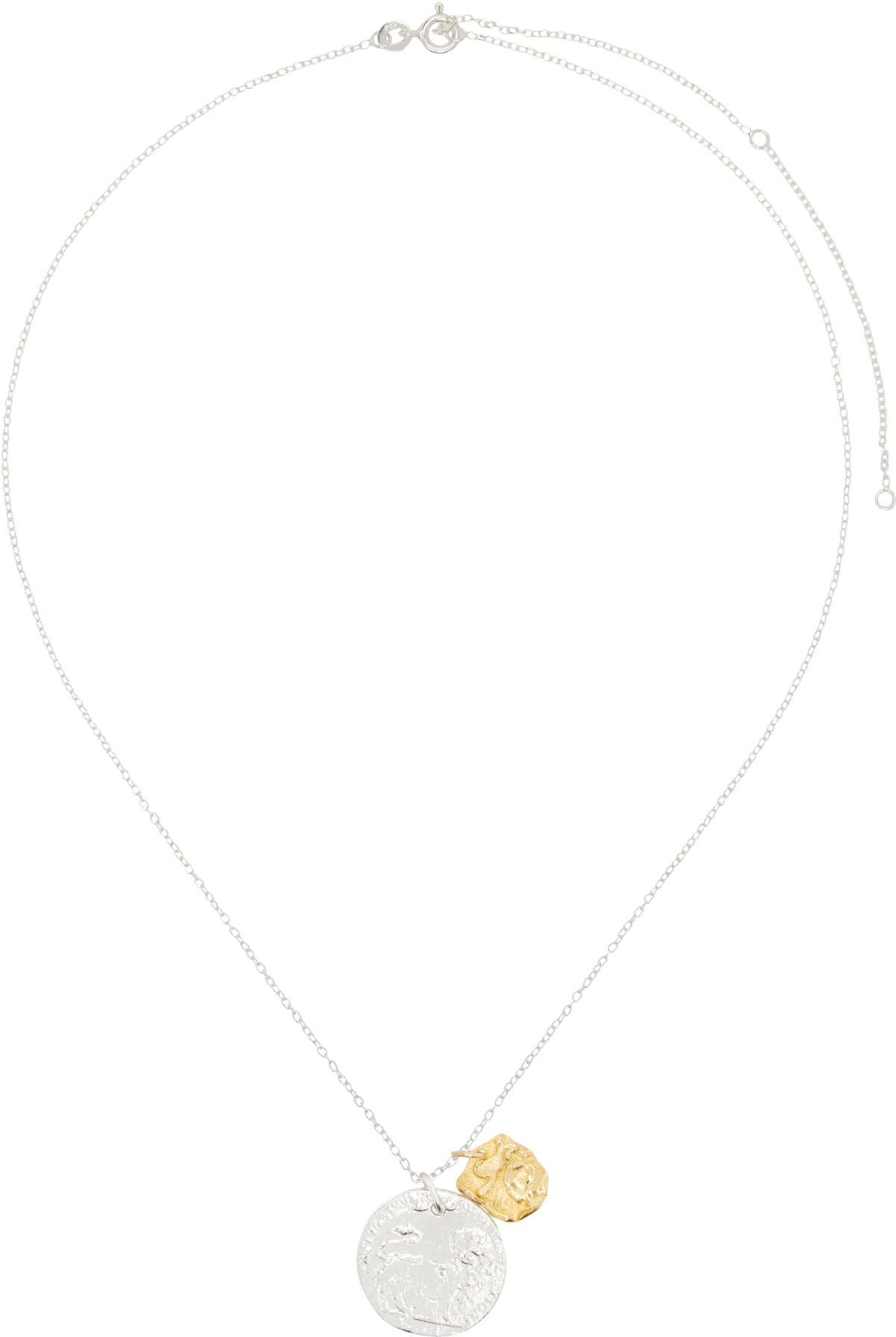 Alighieri Silver & Gold 'La Collisione' Necklace