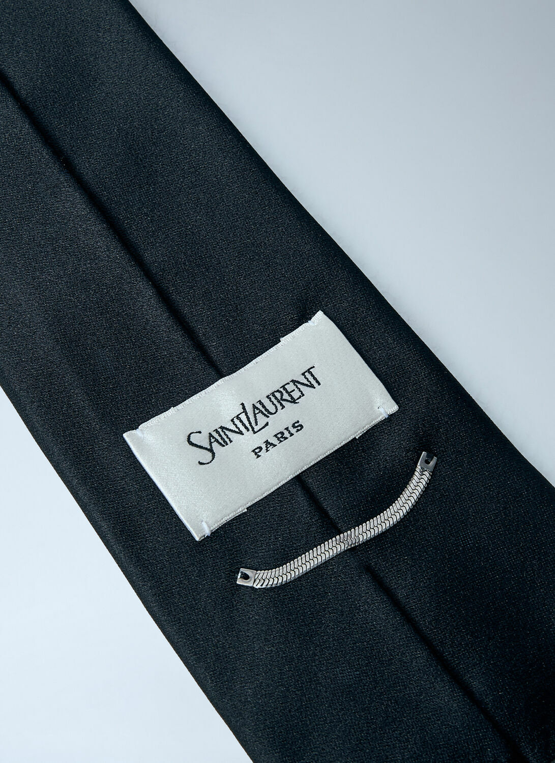 Saint Laurent Silk Satin Tie