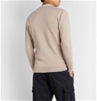 Caruso - Button-Detailed Wool Sweater - Neutrals