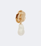 Carolina Herrera Embellished clip-on earrings