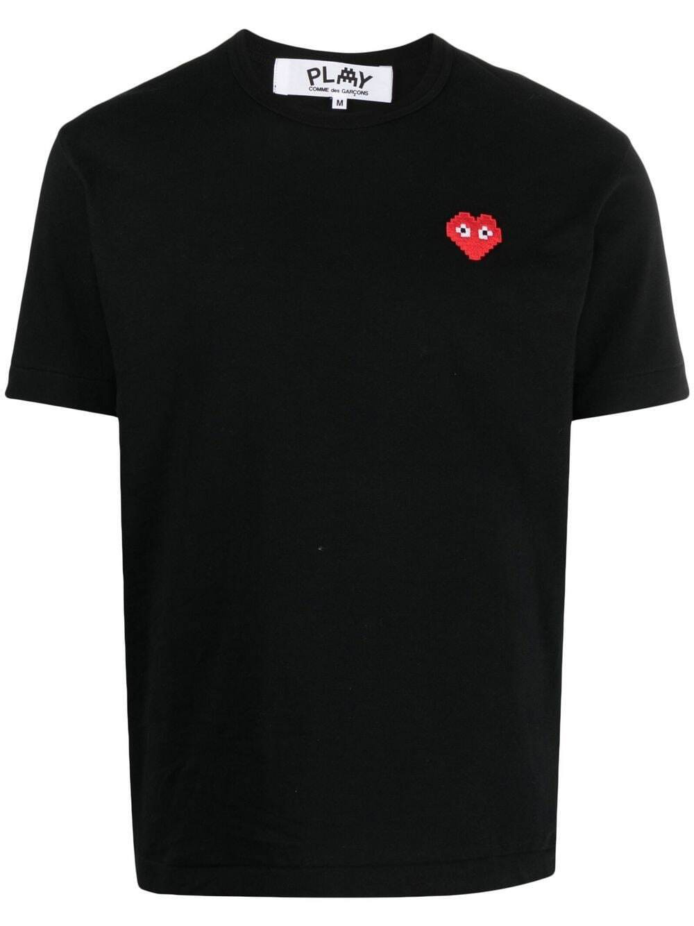 COMME DES GARCONS PLAY - Logo Cotton T-shirt Comme des Garcons Play