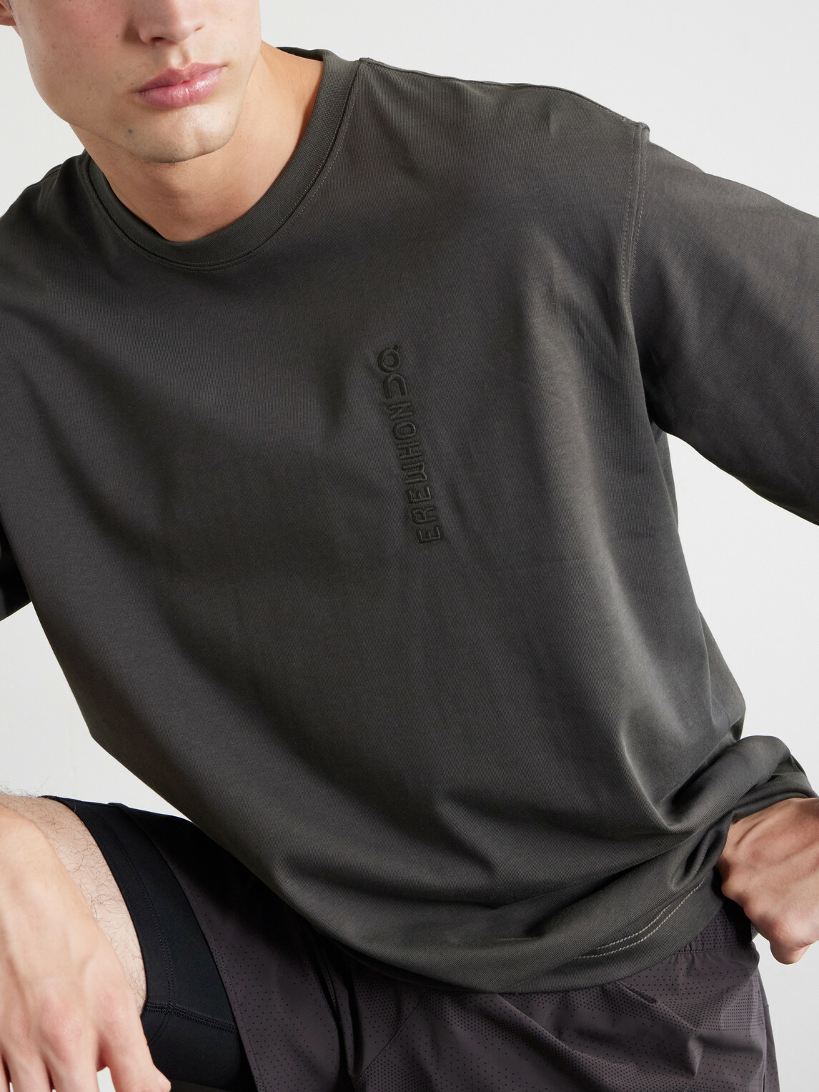 On - Erewhon Club Collective Cotton-Blend Jersey T-Shirt - Gray