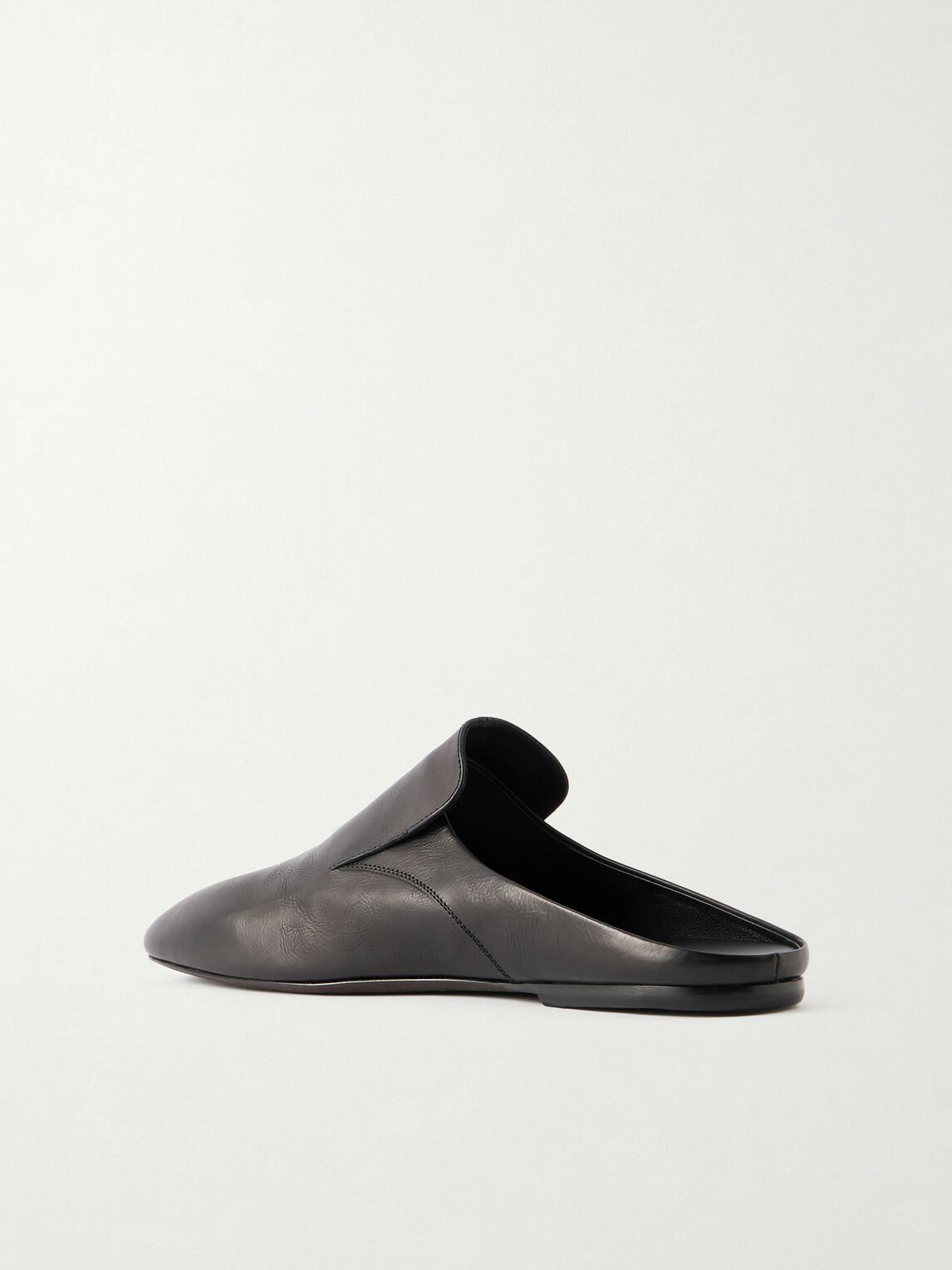 Dries Van Noten - Leather Slides - Black