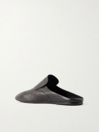 Dries Van Noten - Leather Slides - Black