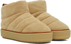 Isabel Marant Tan Suede Pillow Boots