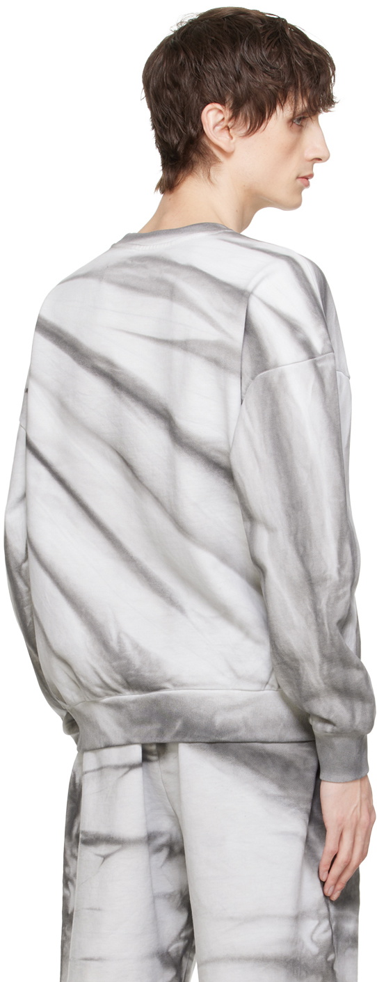 Feng Chen Wang Gray Tie-Dye Sweatshirt