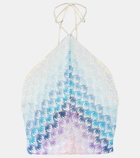 Missoni Mare Halterneck crochet crop top