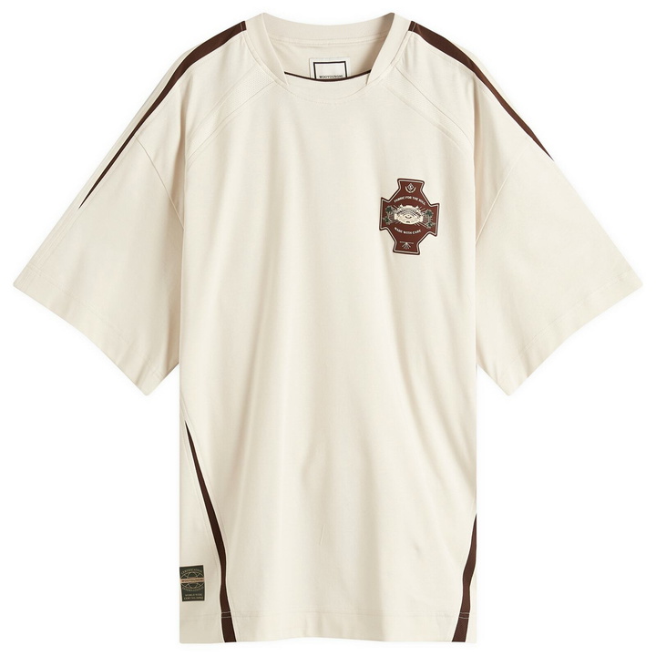 Photo: Wooyoungmi Men's Sports T-Shirt in Beige